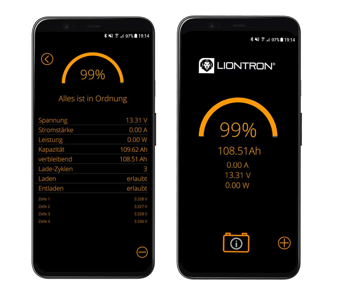 LiFePO4 25,6V Batterie 20Ah LX Smart BMS mit Bluetooth